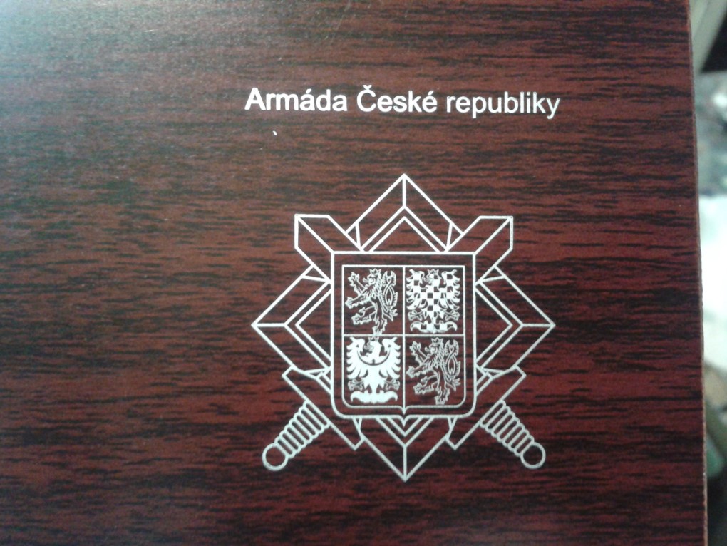 Náš potisk dřevěných předmětů pro Armádu České republiky